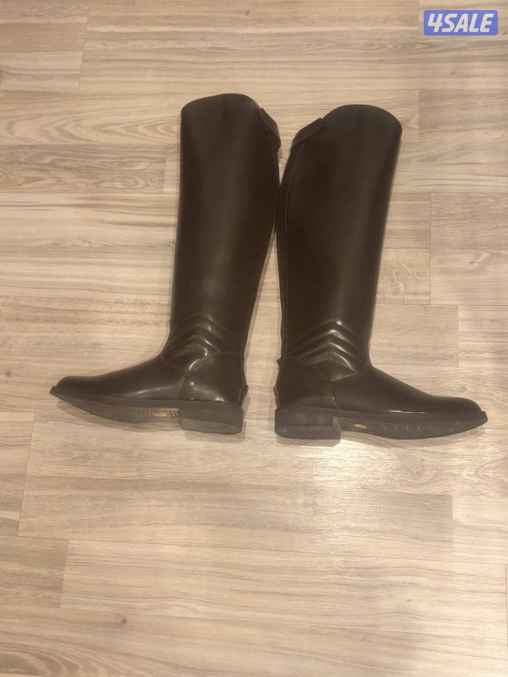 🔥Brand New Horse Riding Boots Never Used جزمة فروسية جديدة مو مستعمل0