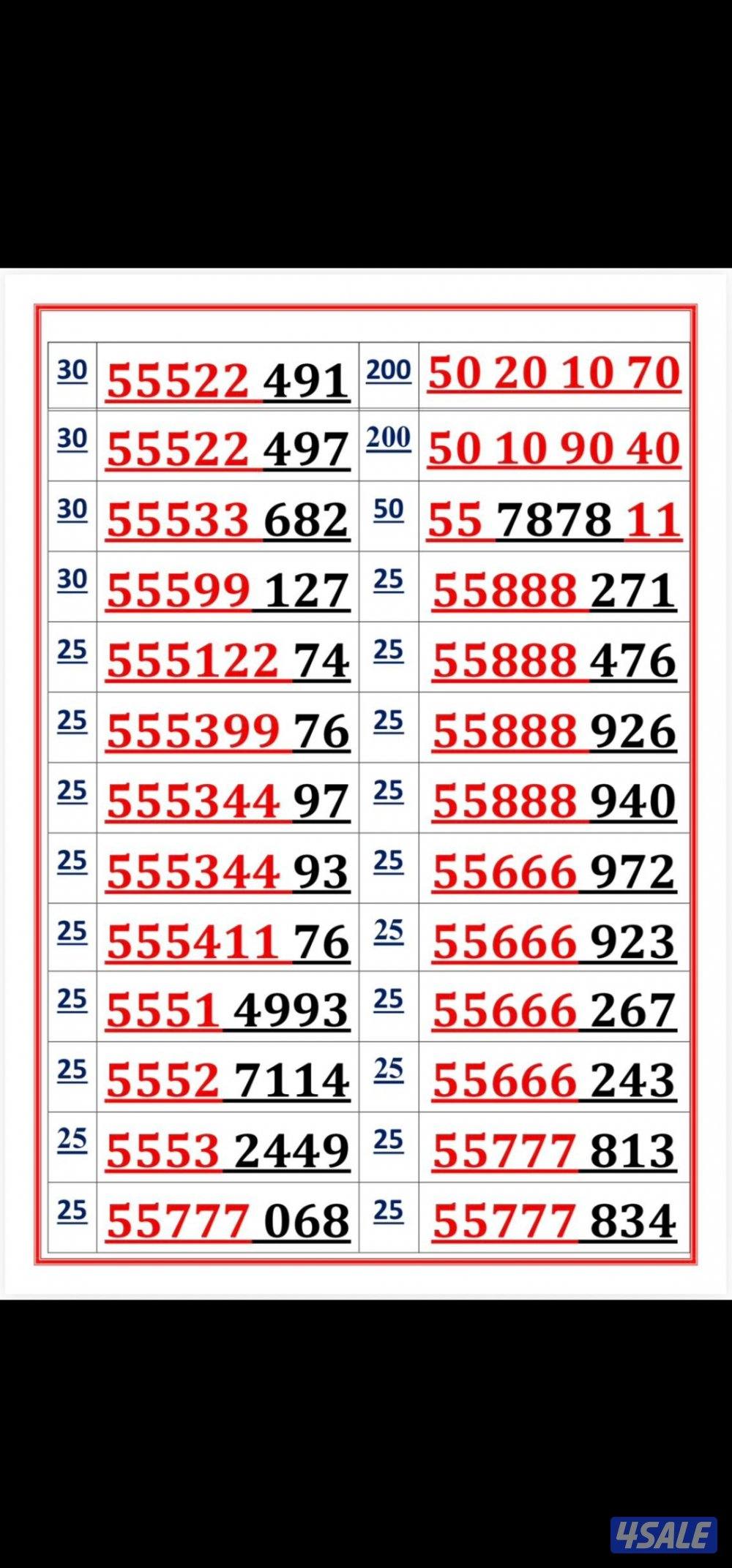 ارقامزمميزه زين اوريدو0