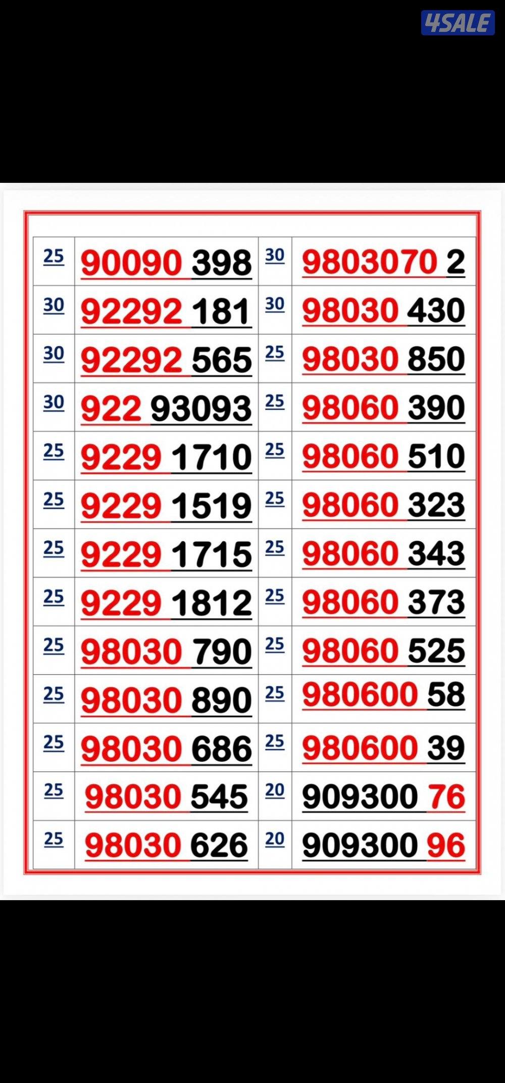 ارقامزمميزه زين اوريدو11