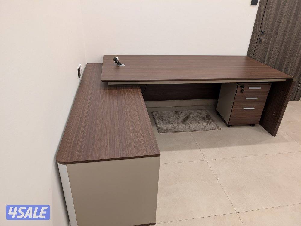 مكتب ميداس فاخر (220 cm) Gloomcode Office Desk, Midas Execuetive Desk2