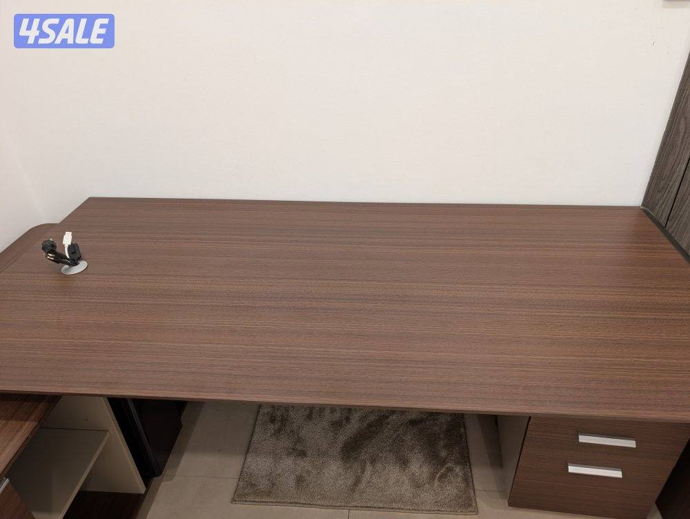 مكتب ميداس فاخر (220 cm) Gloomcode Office Desk, Midas Execuetive Desk5