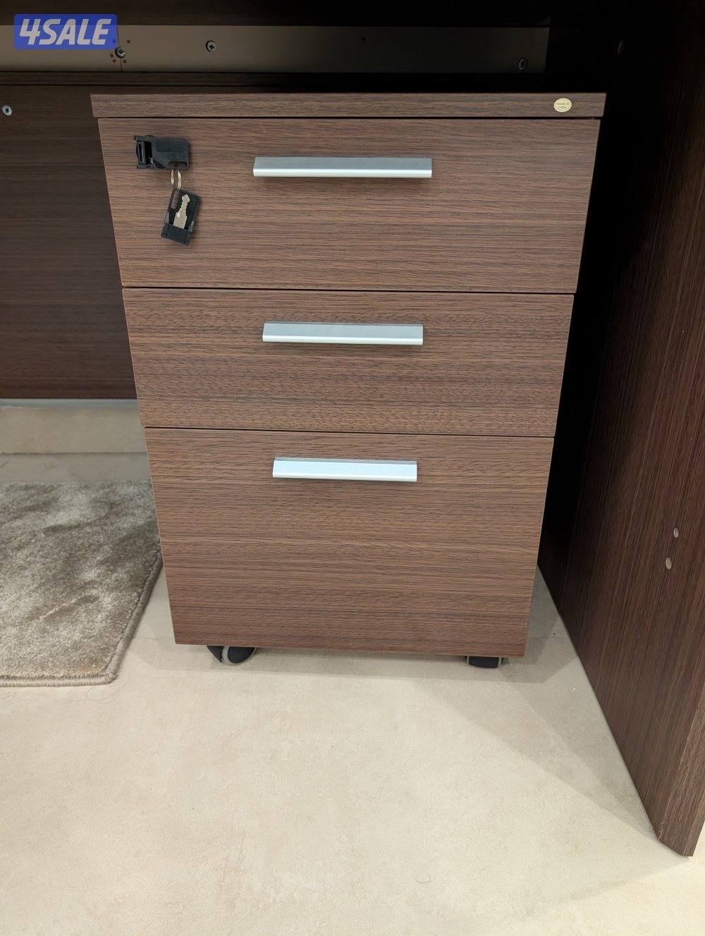 مكتب ميداس فاخر (220 cm) Gloomcode Office Desk, Midas Execuetive Desk6