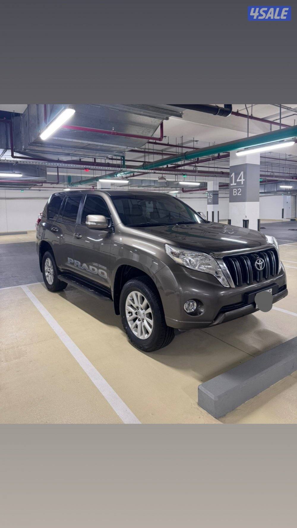 برادو 2017 صبغ الوكاله ماعدا قطعه وحده0