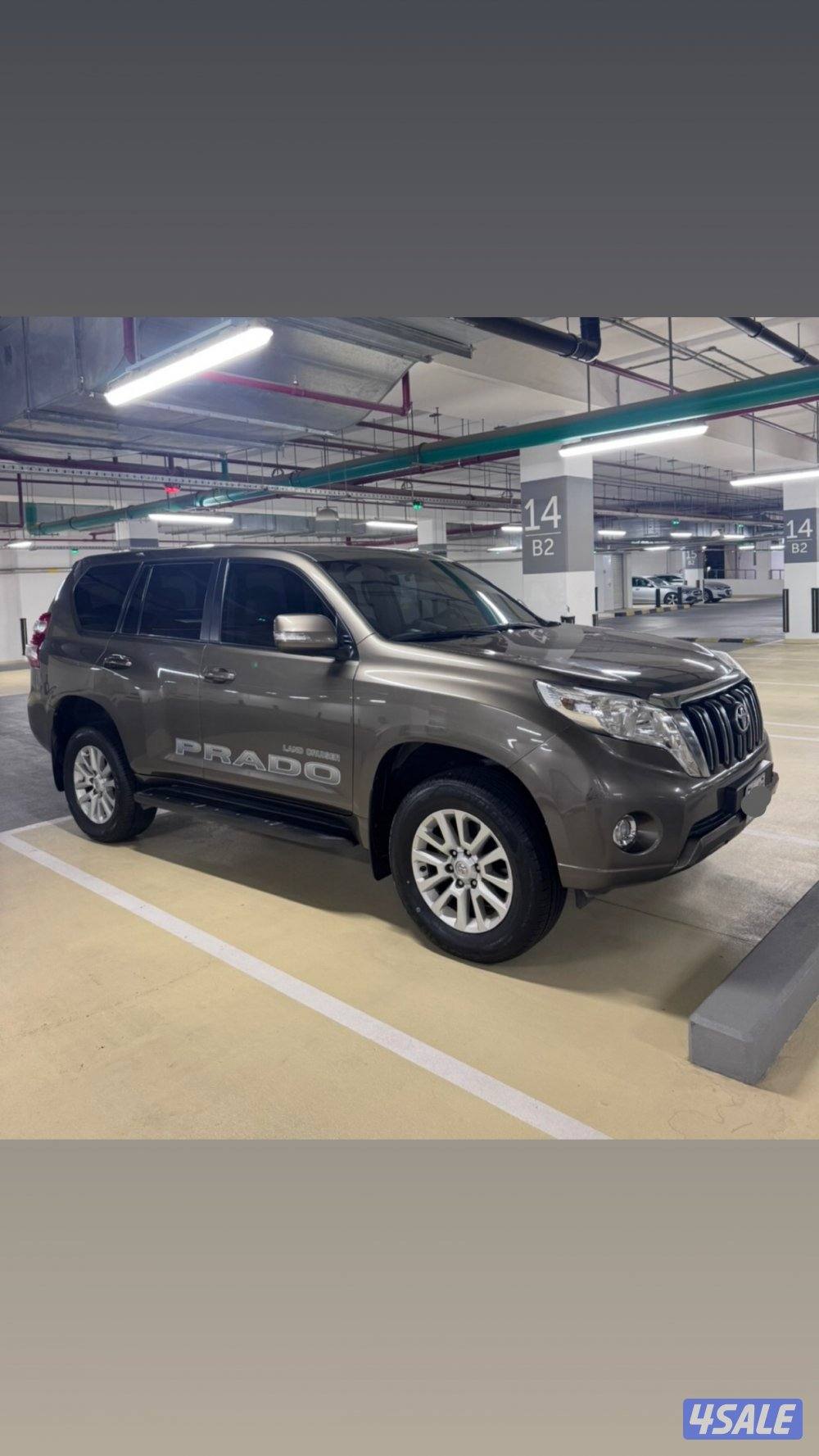 برادو 2017 صبغ الوكاله ماعدا قطعه وحده1