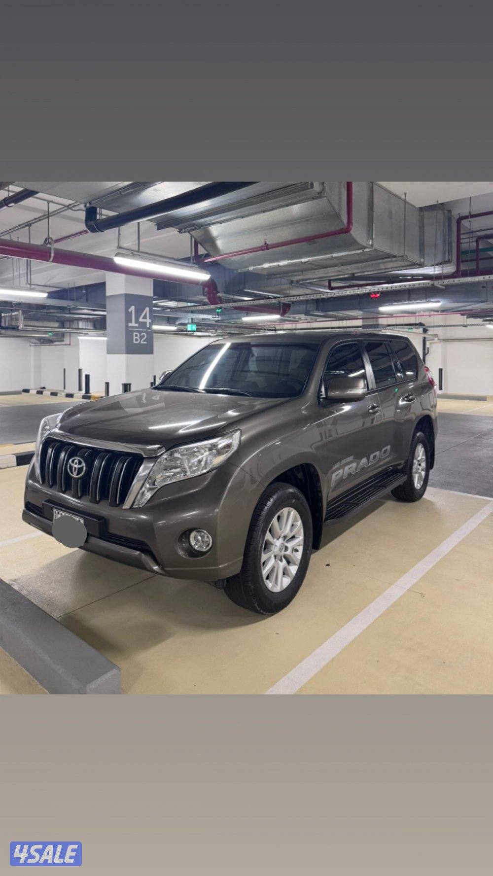 برادو 2017 صبغ الوكاله ماعدا قطعه وحده2