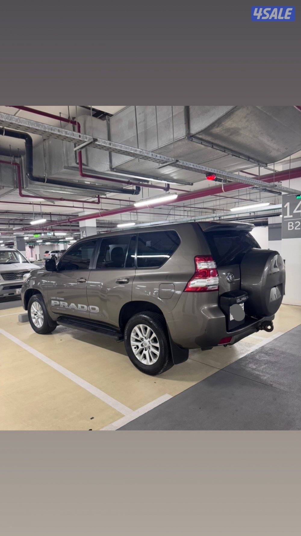 برادو 2017 صبغ الوكاله ماعدا قطعه وحده3