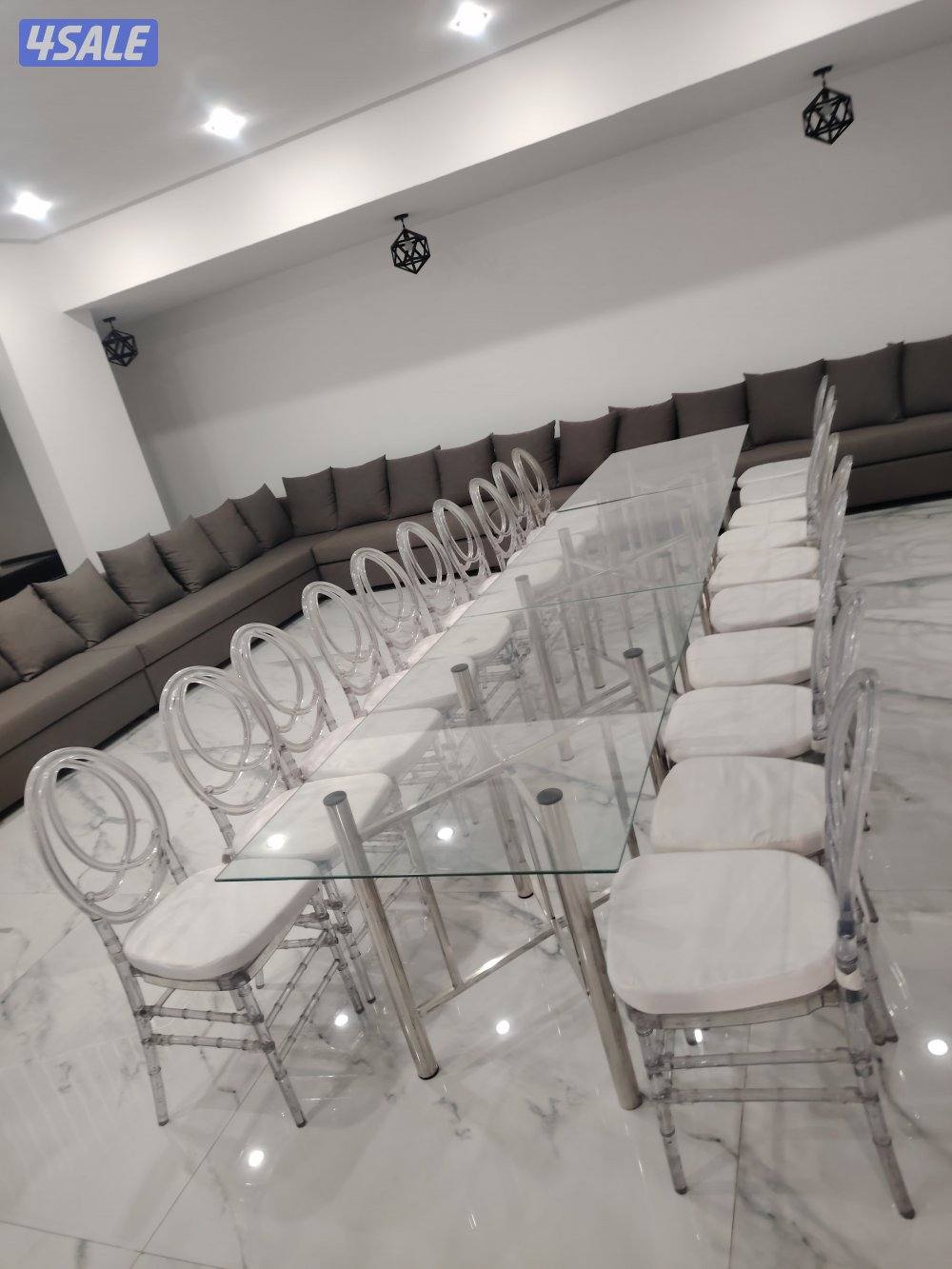 تاجير كراسي وطاولات غنفات مكيفات تسكير افوايت كوش حريمي ورجالي ارخص ال3