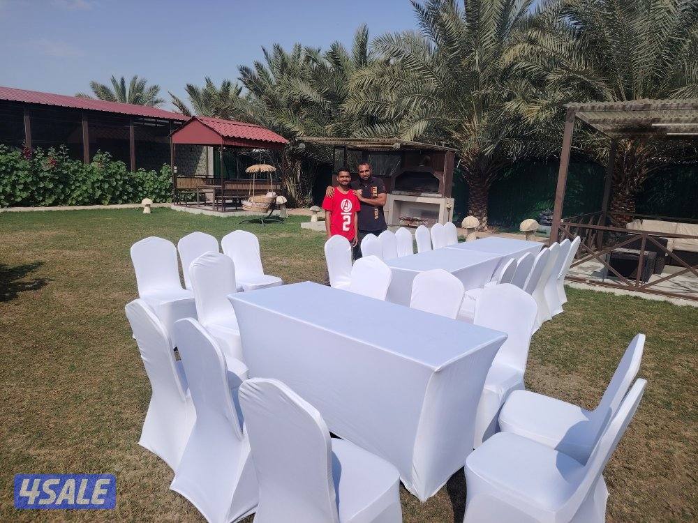 تاجير كراسي وطاولات غنفات مكيفات تسكير افوايت كوش حريمي ورجالي ارخص ال7