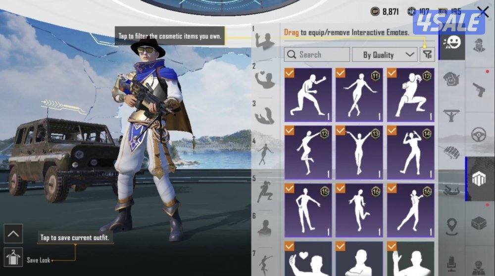 حسابات ببجي منوعه ~ سكنات وبسعر رخيص✨😻3