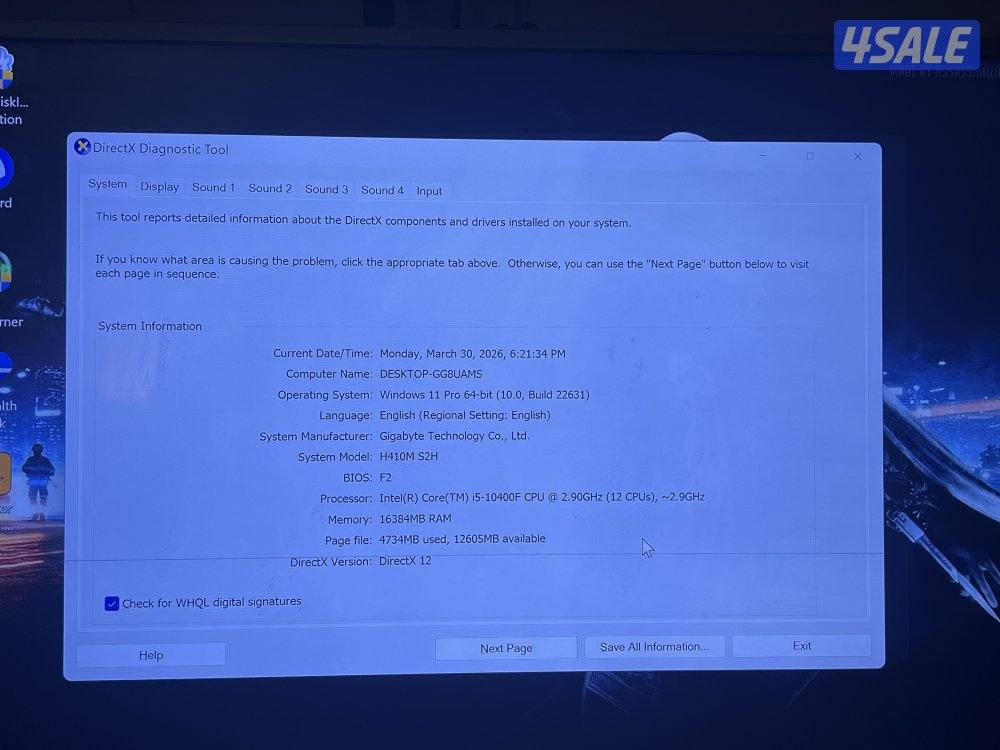 Gaming Pc Core i5  - 10 generation9