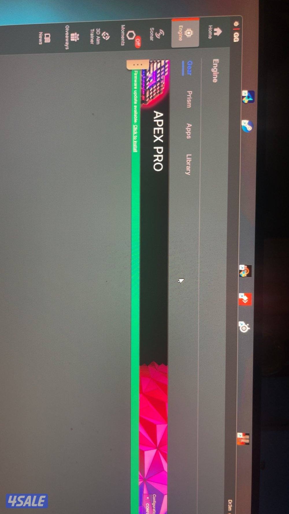 SteelSeries Apex Pro للبيع – نظيف جداً وسعر مغري شغال استعمال نضيف1