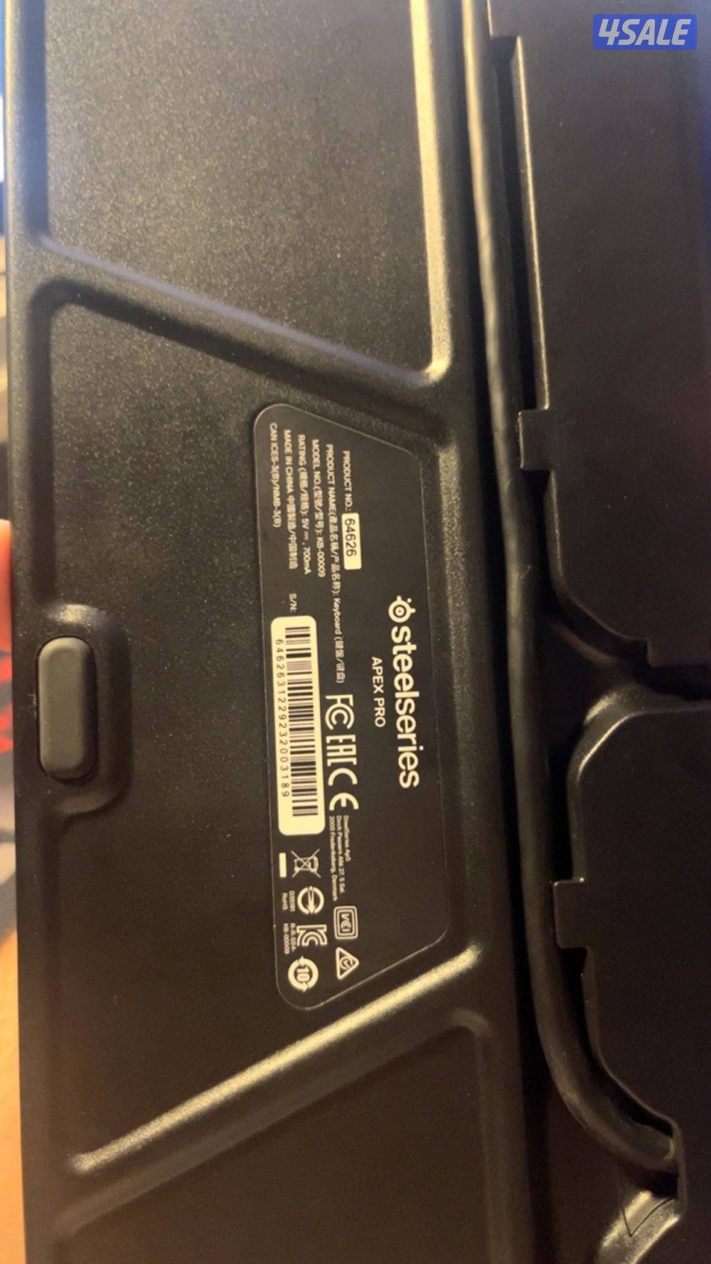 SteelSeries Apex Pro للبيع – نظيف جداً وسعر مغري شغال استعمال نضيف2