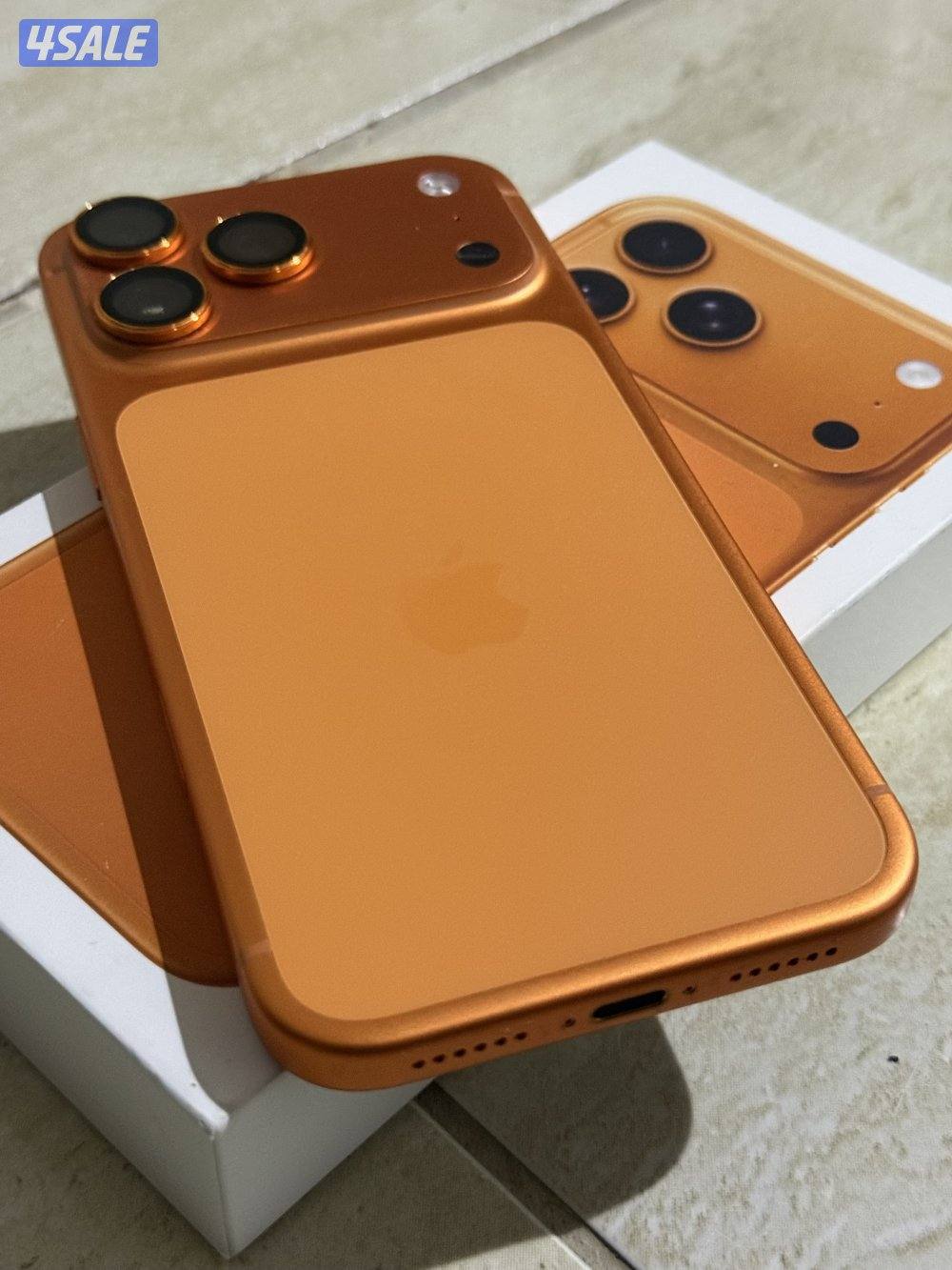 ايفون 17 برو ماكس 256 قيقا كالجديد مكفول4