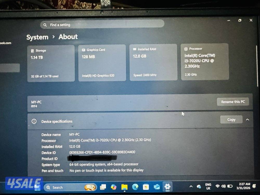 Lenovo ideapad 81f4 330series1