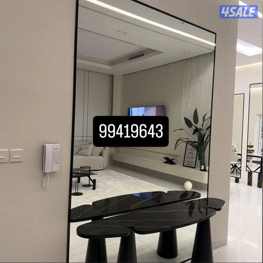 تركيب وتنفيذ كافه انواع الزجاج والمرايا حسب طلب العميل9