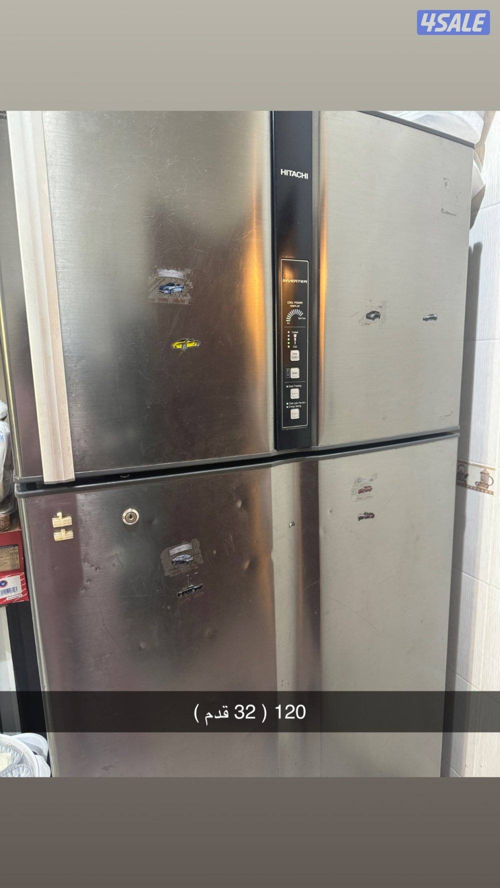 للبيع ثلاجه هيتاشي نظيفه0