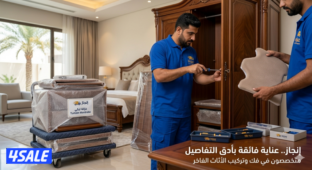 إنجاز لنقل العفش - متخصصون في فك وتركيب (إيكيا، تركي، أوروبي، محلي)0