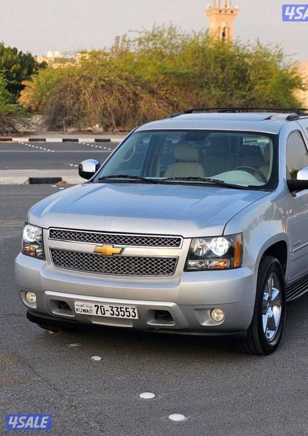 تاهو 2014 صبغ الوكاله شرط الفحص  الدرجه الاولى فل دبل9