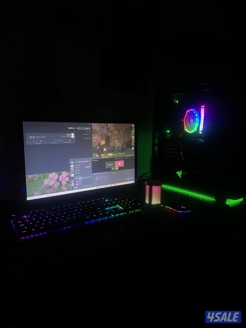 بي سي حالته ممتازه مافيه ولا غلطه يشغل الألعاب الي تبها بجوده ممتازه8