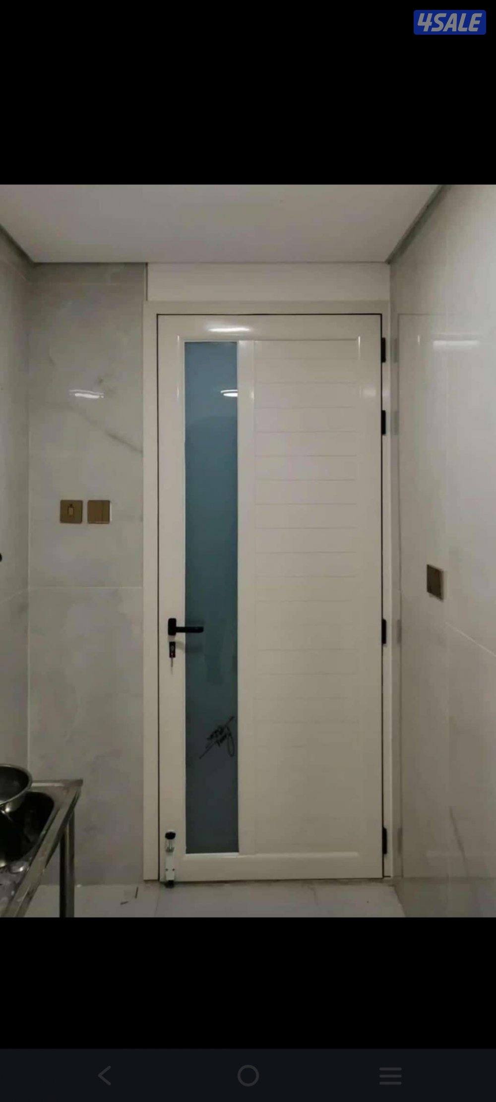 all aluminum work door window1