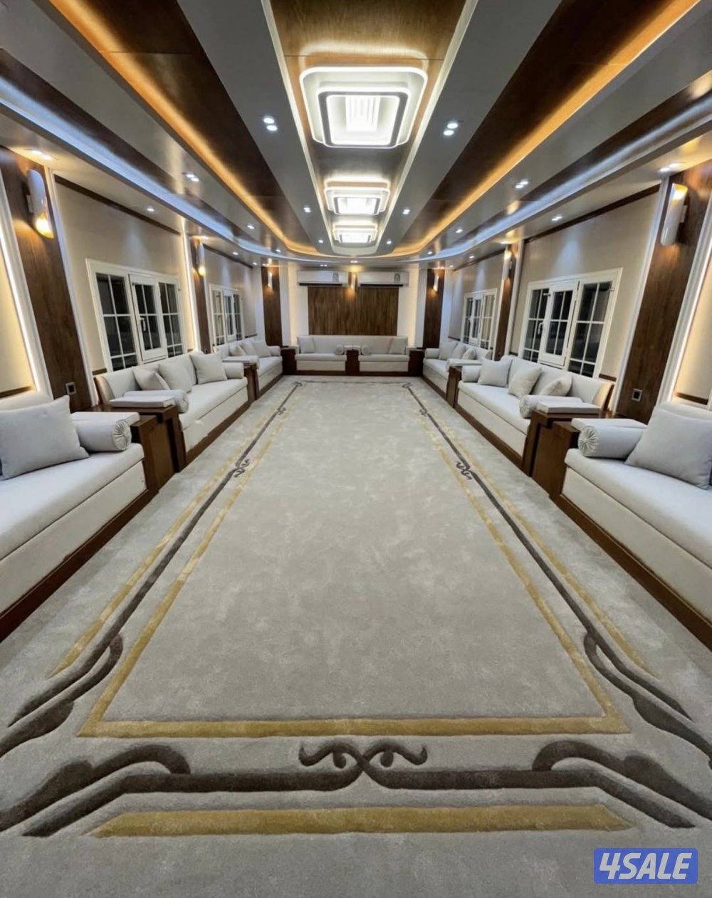 يوجد لدينا سجاد فندقي ومشجر وساده قص بالمتر حسب الطلب +نقشات حفر يدوي5