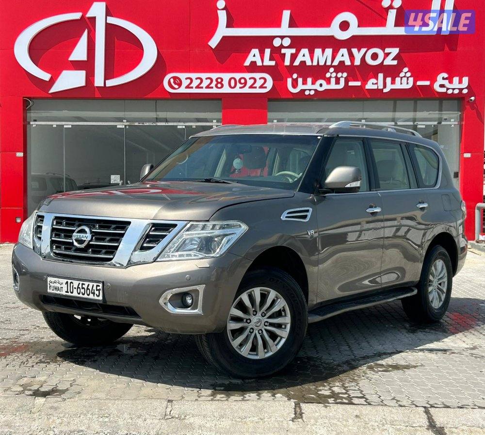 نيسان باترول SE -V8 موديل 2014 ماشى 233.000 k.m وارد البابطين .اصباغ0