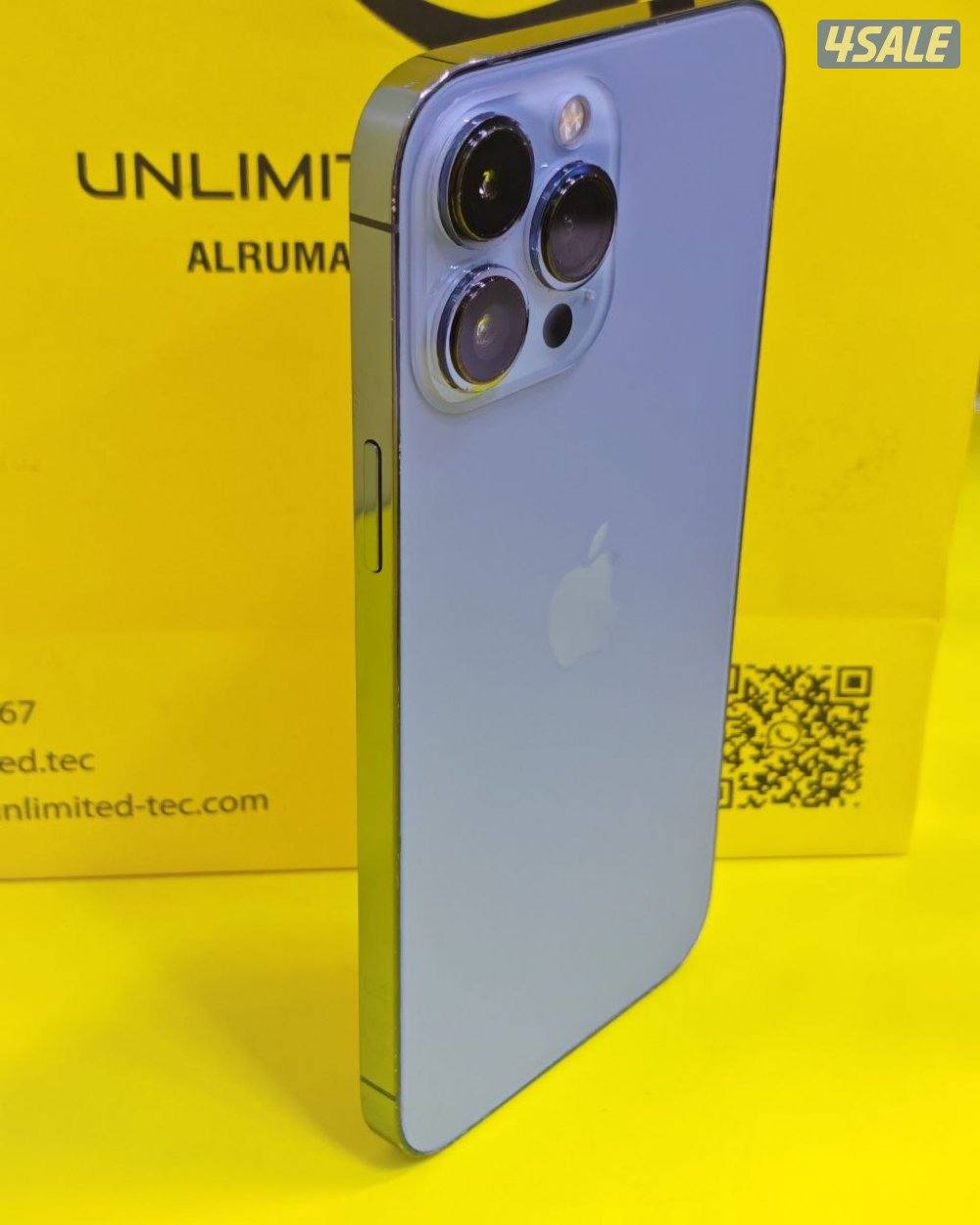 ايفون 13 برو ماكس – 256 جيجا – أزرق بطارية 77% مستعمل نظيف1