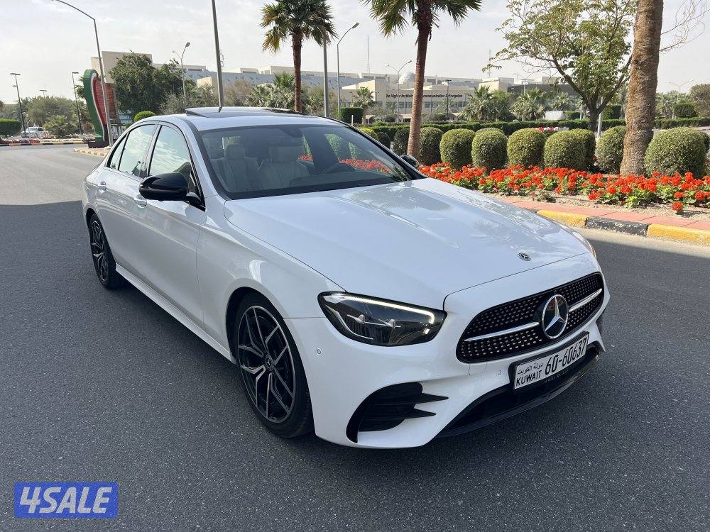 للبيع مرسيدس E200 موديل 2022  ( شـرط الـفـحـص ) عداد 55 فـقـط0