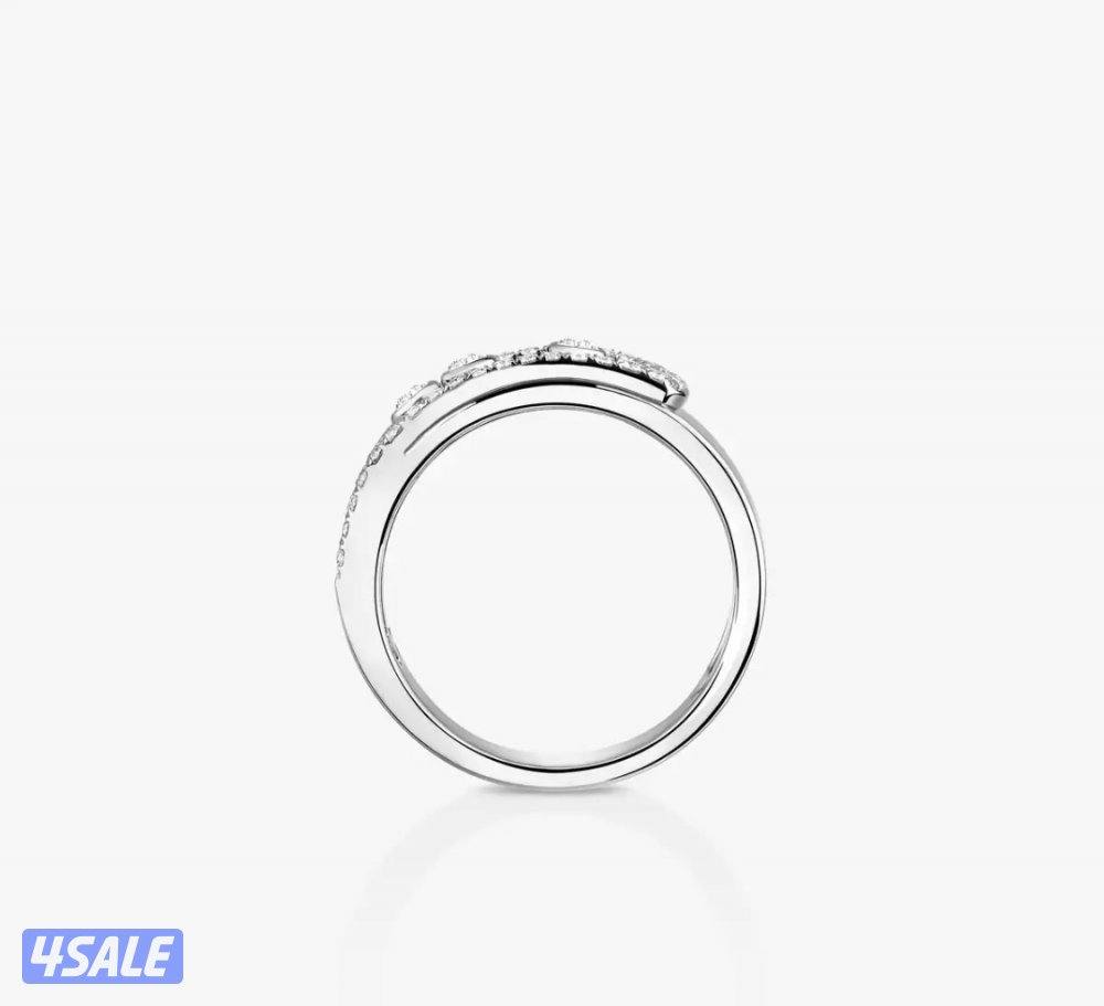 Messika Move Noa Pavé original white gold diamond ring خاتم ذهب3