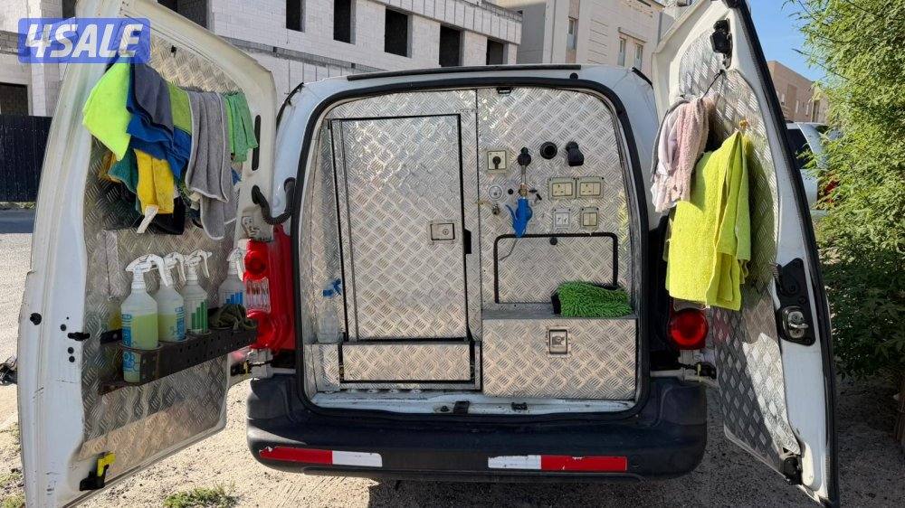 بيجو بارتنر ابيض - سيارة غسيل0