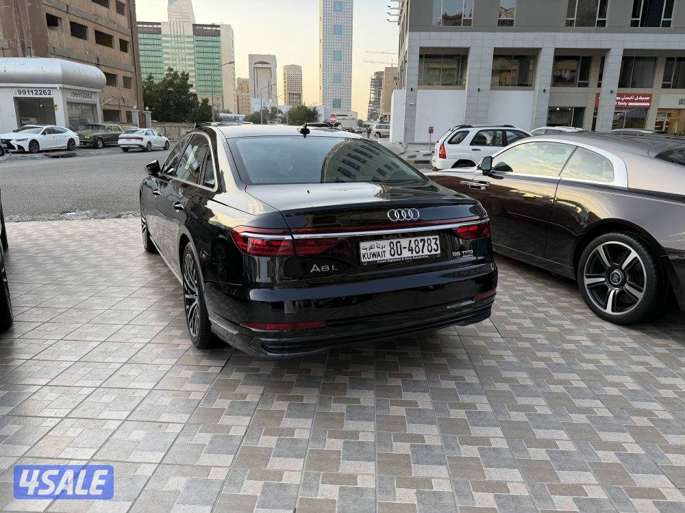 اودي A8L موديل 2024 عداد 22 الف وكالة كفالة و سيرفيس مجاني صبغ الوكالة3