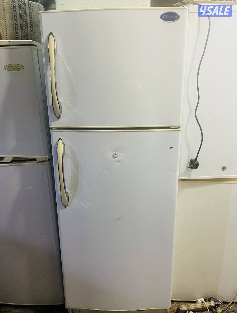 This is a crown large sized refrigerator0