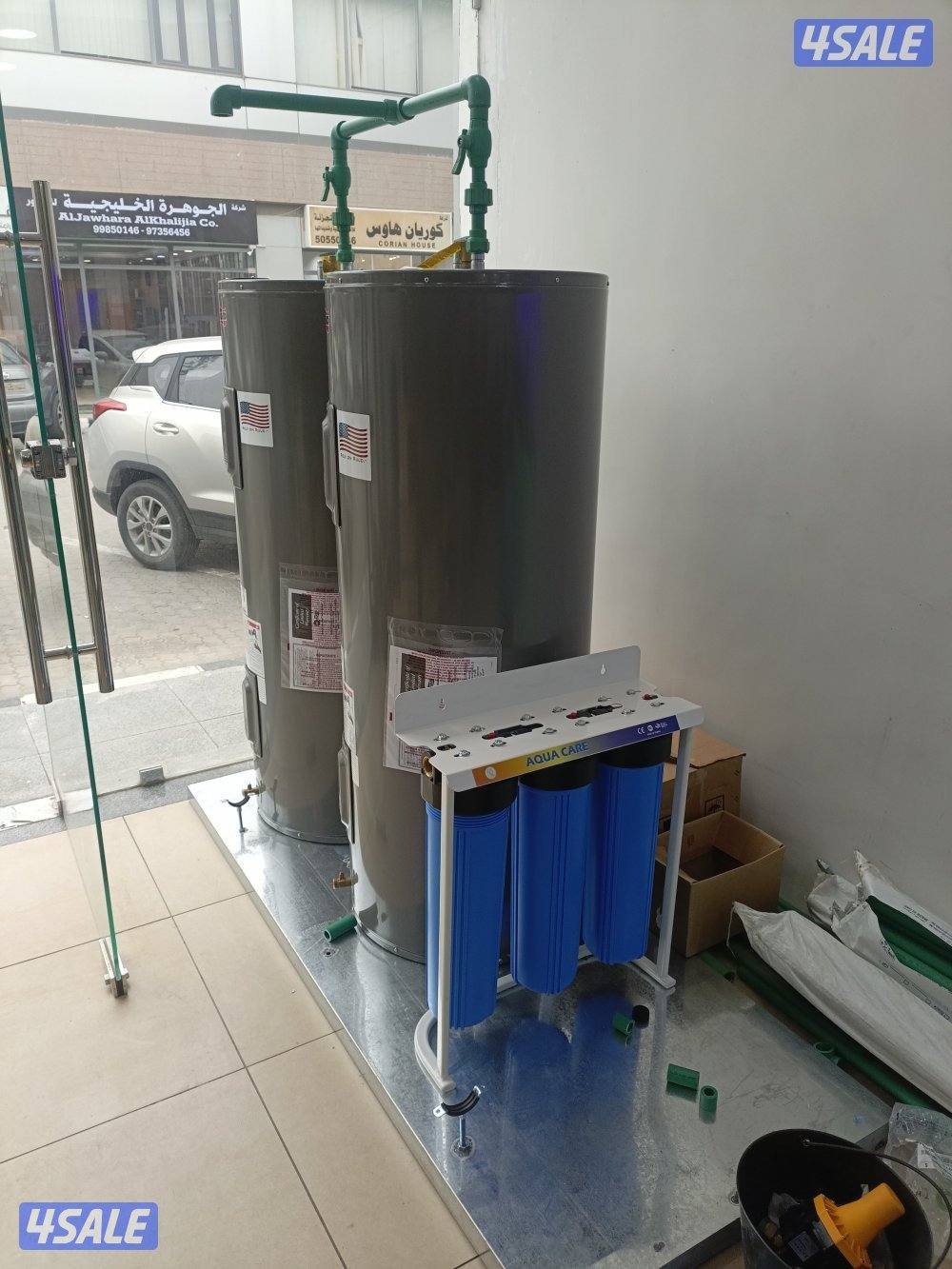 يوجدخزانات مياه وسخانات مركزية1