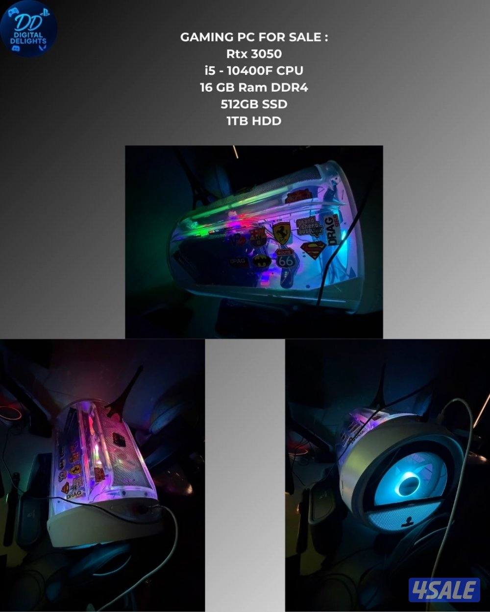 Rtx 3050 Gaming PC for sale2