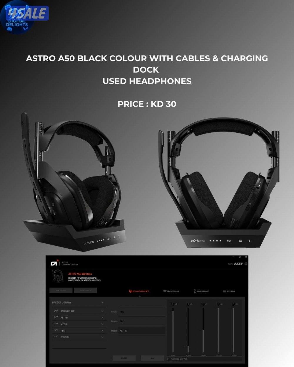 Astro A50 Gaming Headphones0