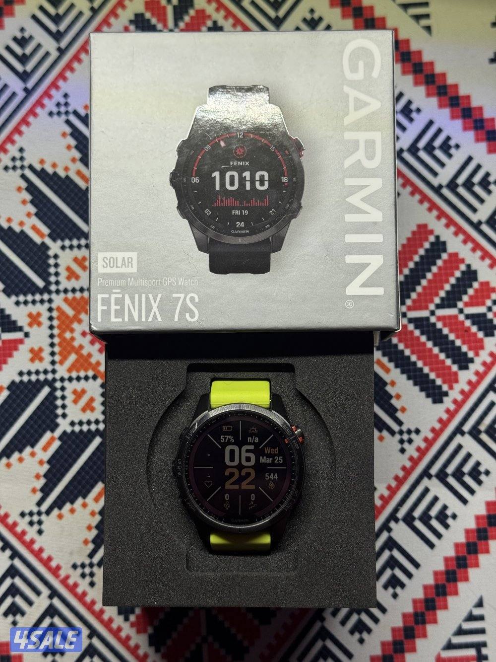 ساعة قارمن Fenix 7s solar0