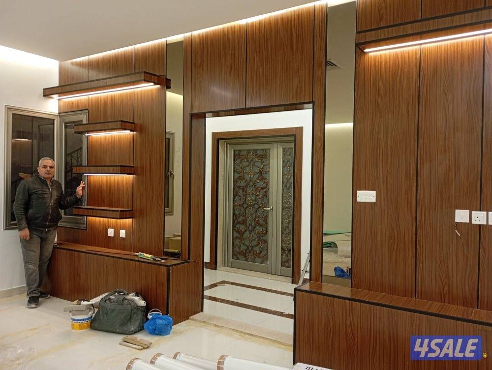 جميع انواع الاصباغ وجميع الديكورات وورق جدران وباركيه1