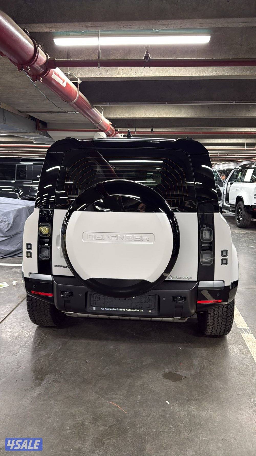 ديفندر اصفار استلام وكالة لون اسود واسمنتي الجديد داخل تان6 سلندر2