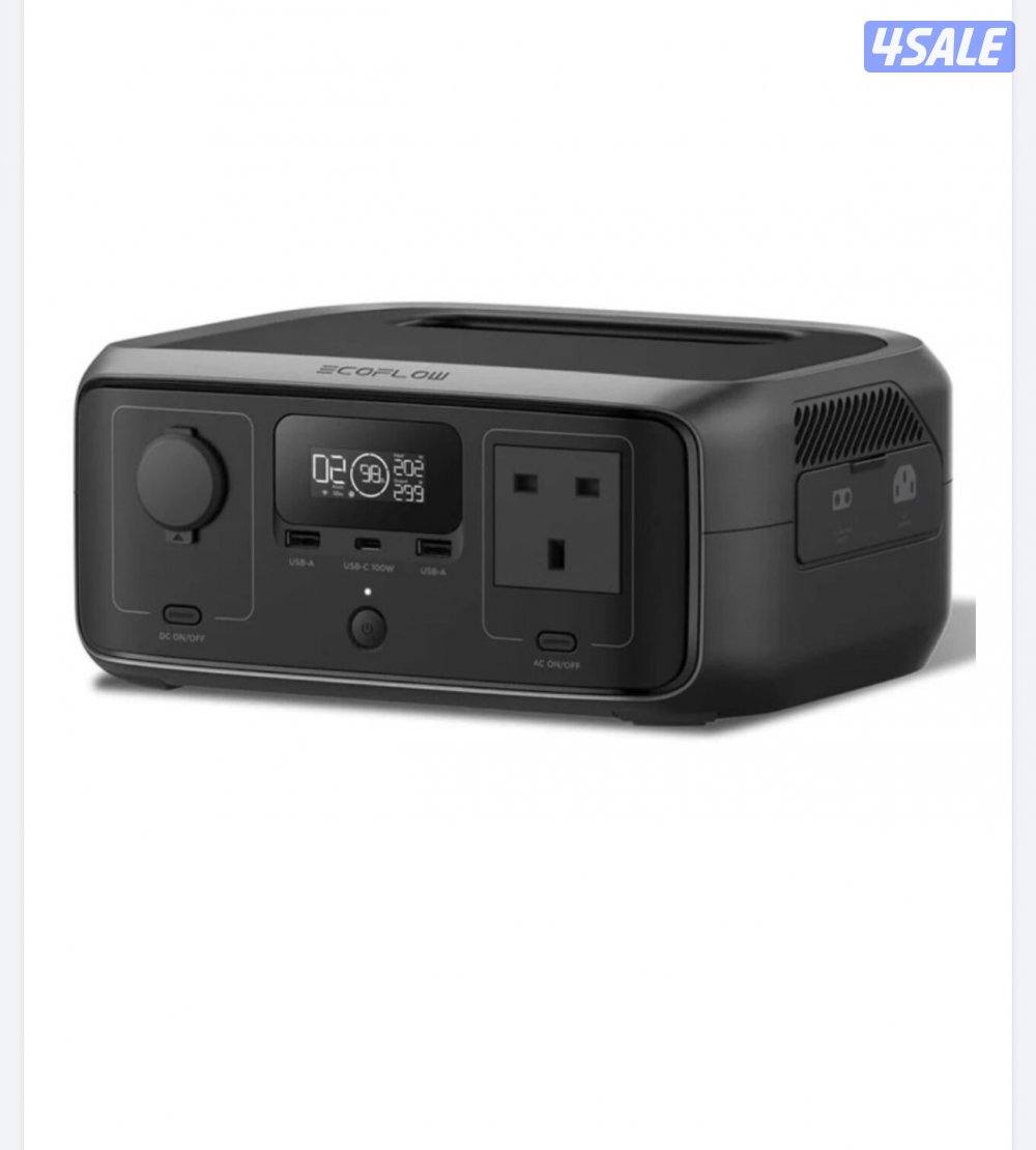 بطارية او محطة كهرباء اسمها ecoflow قطعتين وحدة تشغل اغلب الاجهزة3