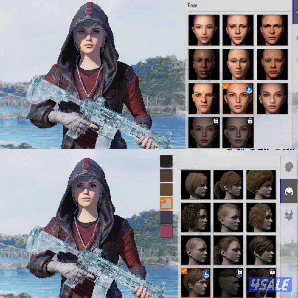 حسابات ببجي منوعه ~ فيس البنت وامفور ثلجي ماكس❄️🔥2