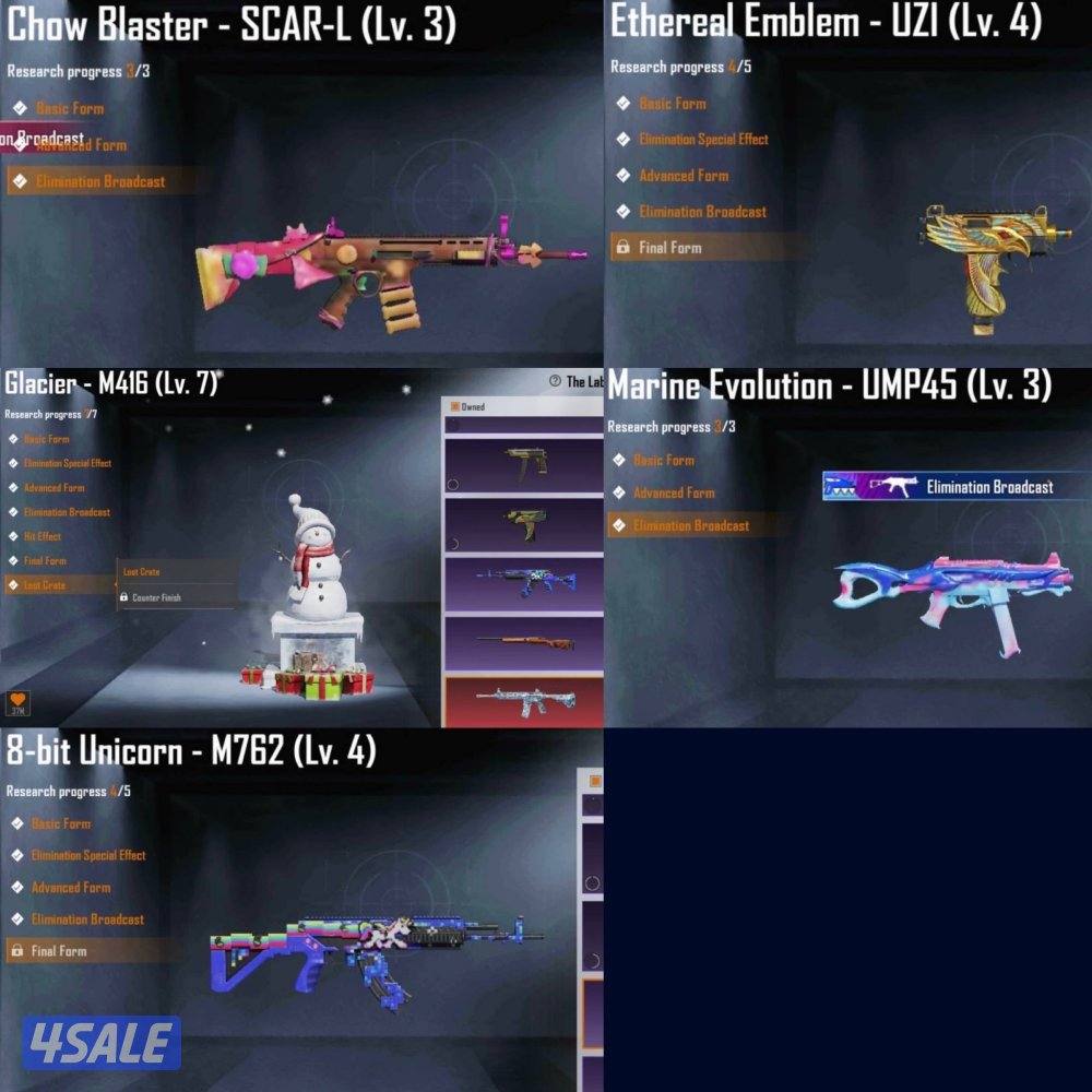 حسابات ببجي منوعه ~ فيس البنت وامفور ثلجي ماكس❄️🔥4