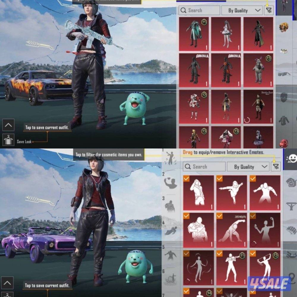 حسابات ببجي منوعه ~ فيس البنت وامفور ثلجي ماكس❄️🔥8