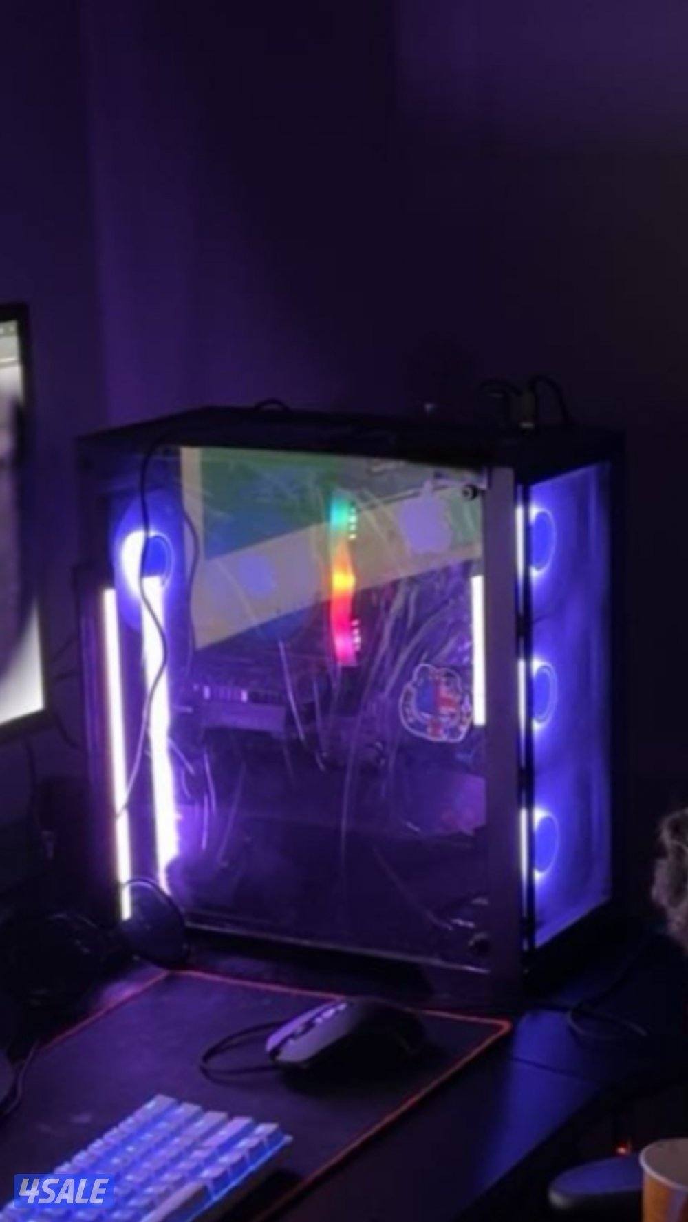 بي سي Pc مع ماوس وكيبورد وسماعه0