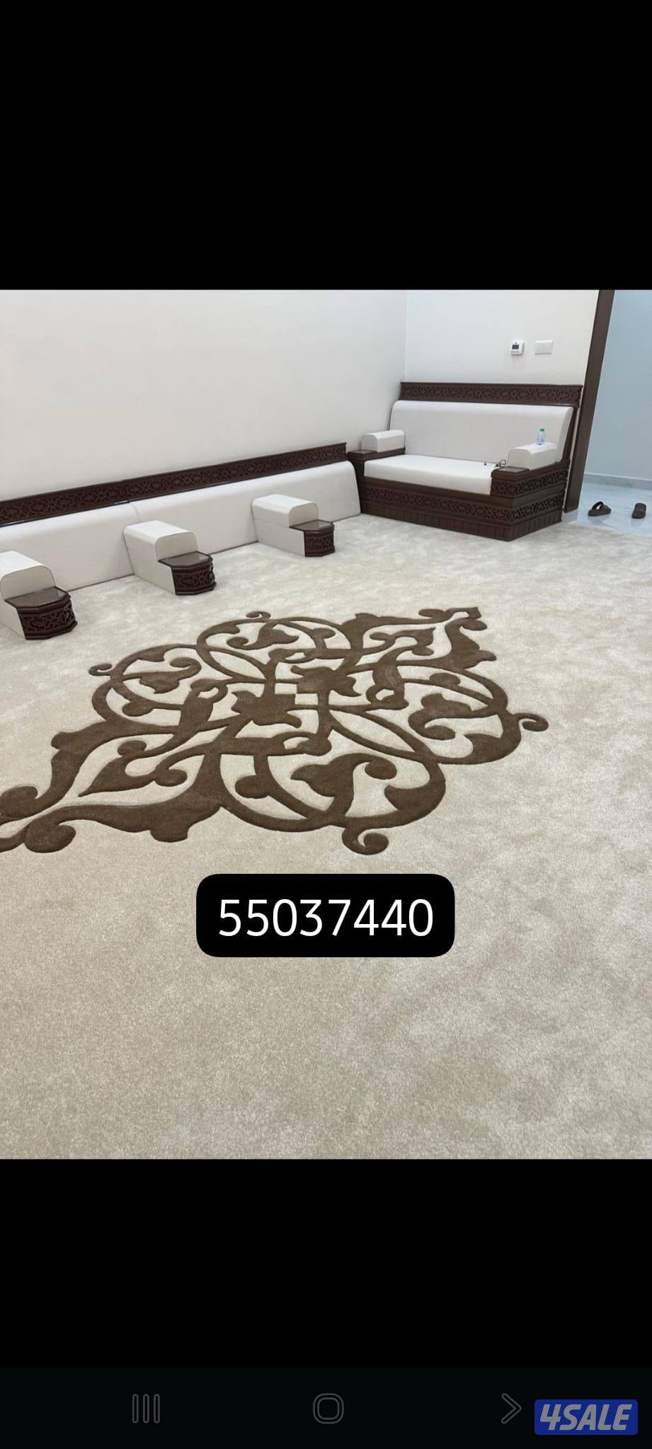 ارخص للاسعار وافضل جودة  مميز بل جودة سجاد تركي نقش يدوي مساند كنب.5