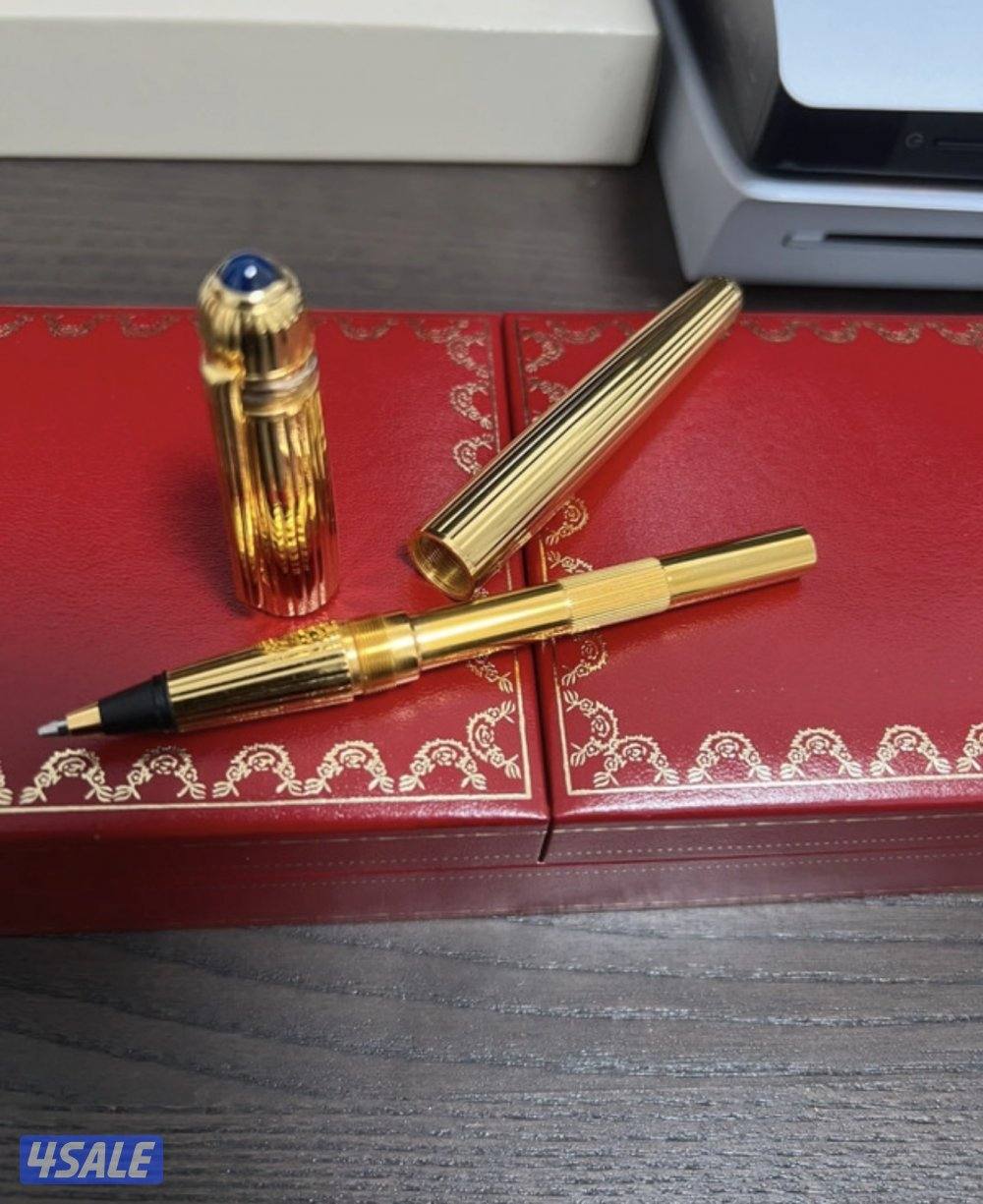 قلم كارتييه باشا ذهبي بكامل المرفقات2