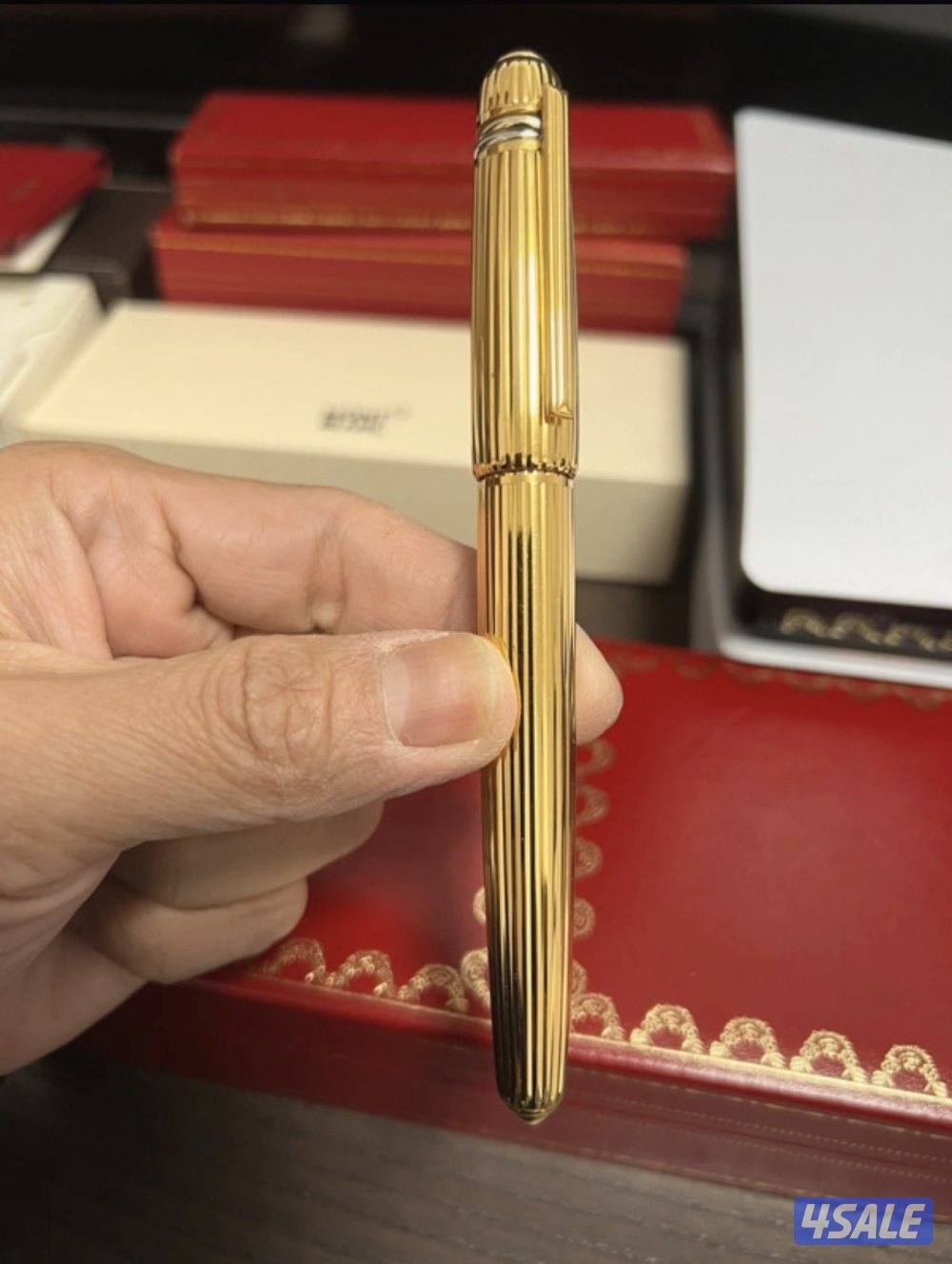 قلم كارتييه باشا ذهبي بكامل المرفقات3