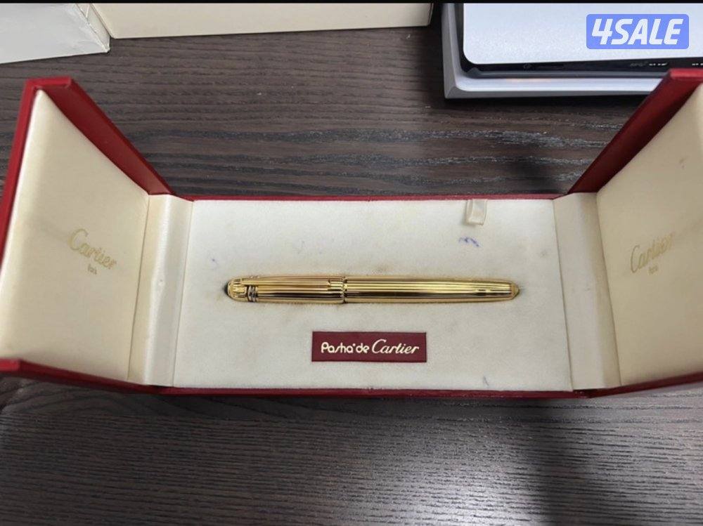 قلم كارتييه باشا ذهبي بكامل المرفقات4