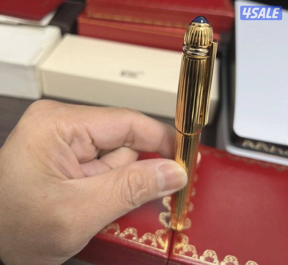 قلم كارتييه باشا ذهبي بكامل المرفقات5