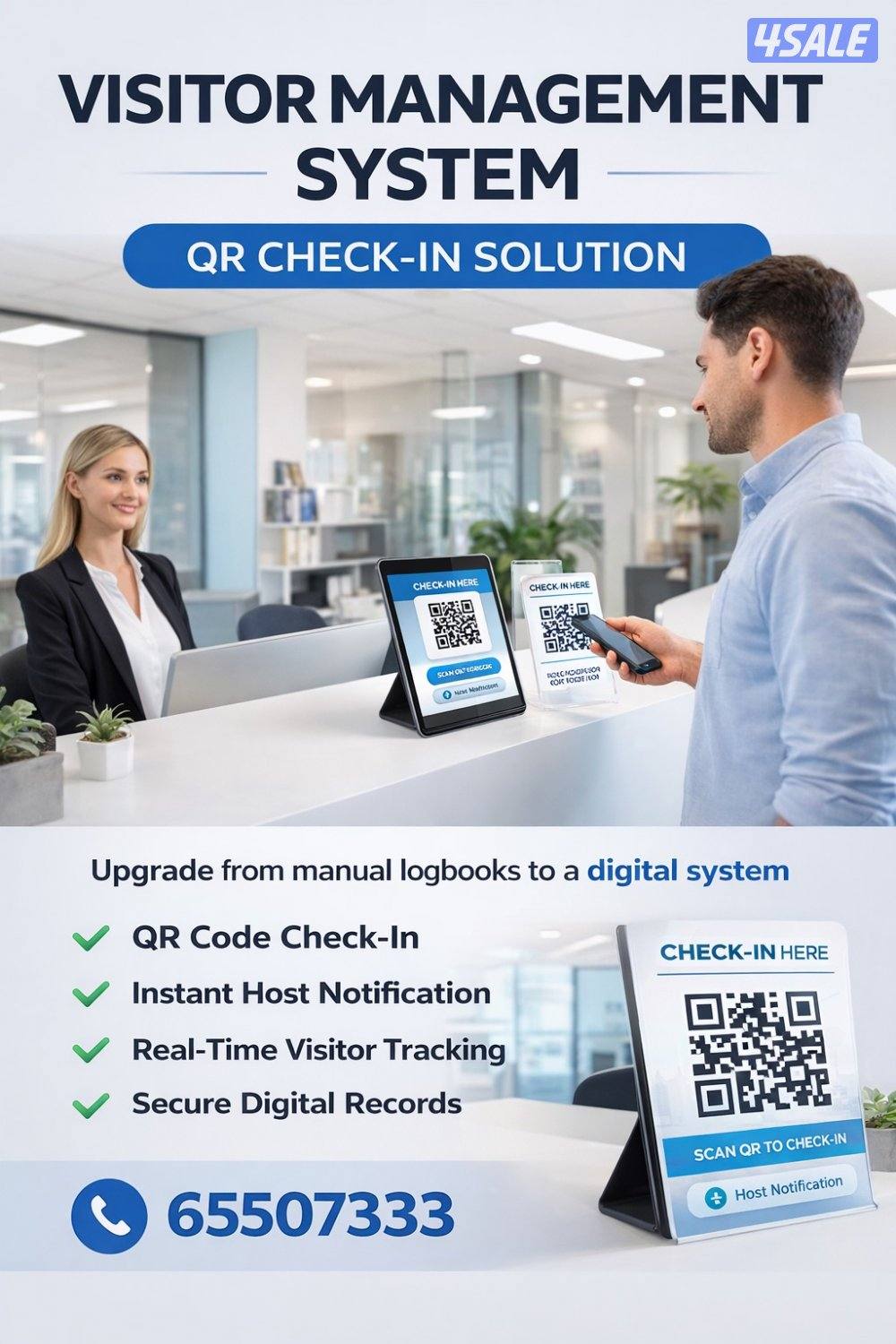 Visitor Management System | QR Check-In for Offices0