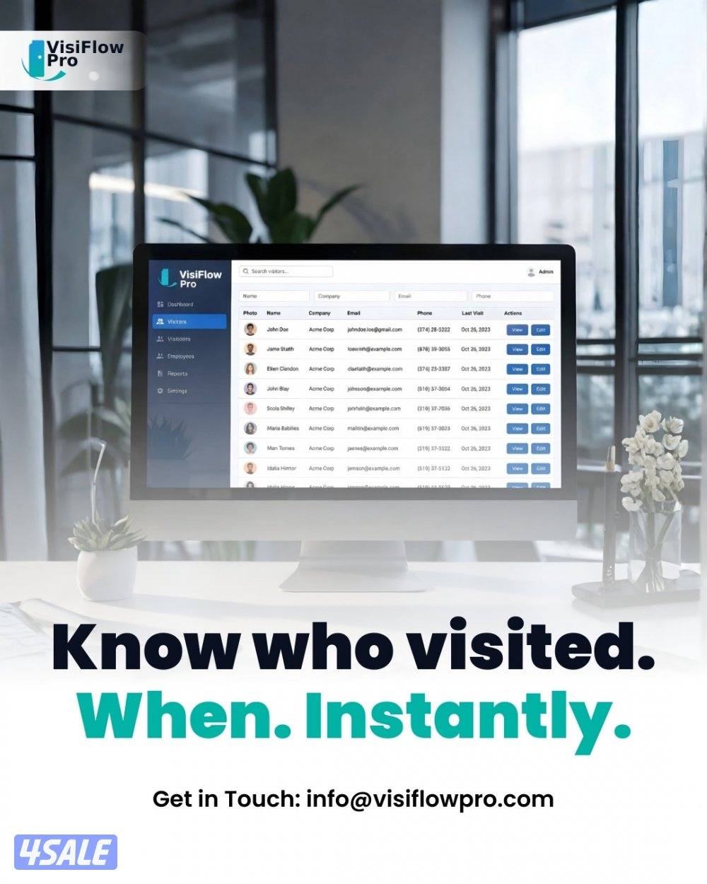 Visitor Management System | QR Check-In for Offices3